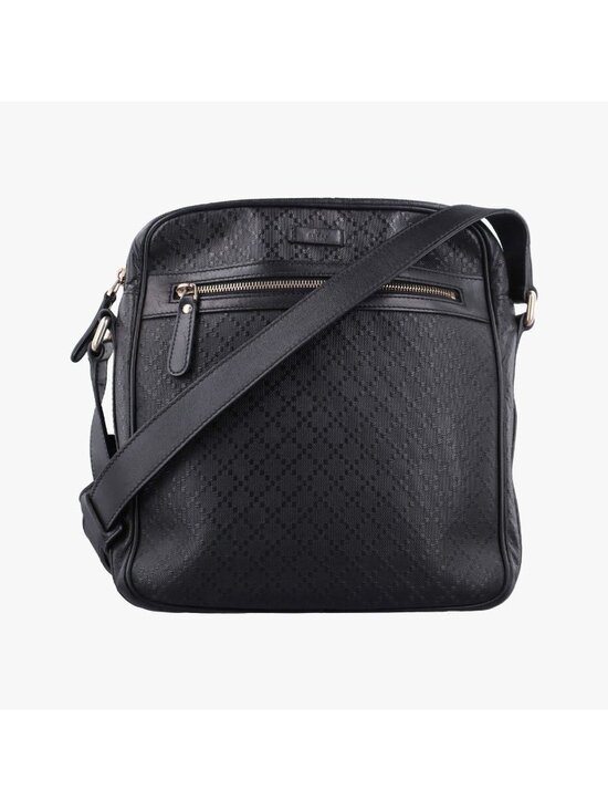 Gucci Handbags - Gucci GG Supreme Messenger Black Leather